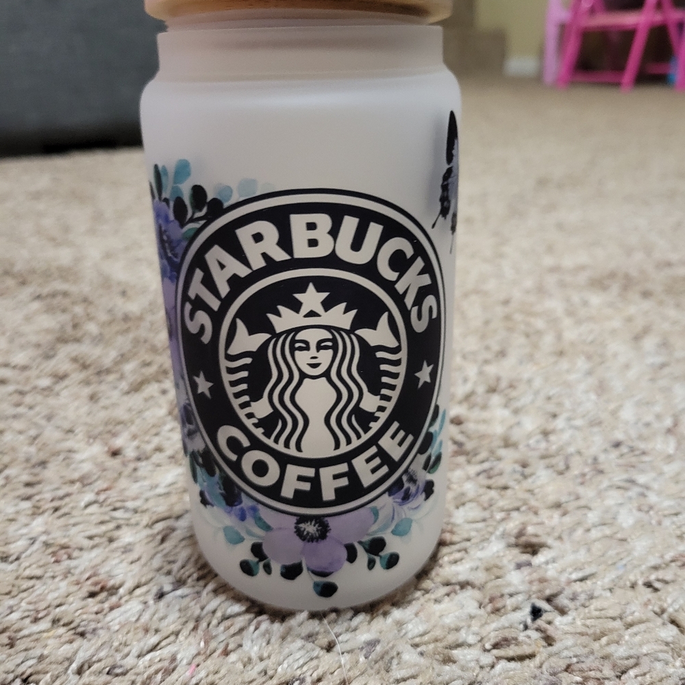 Custom 16oz starbucks jar